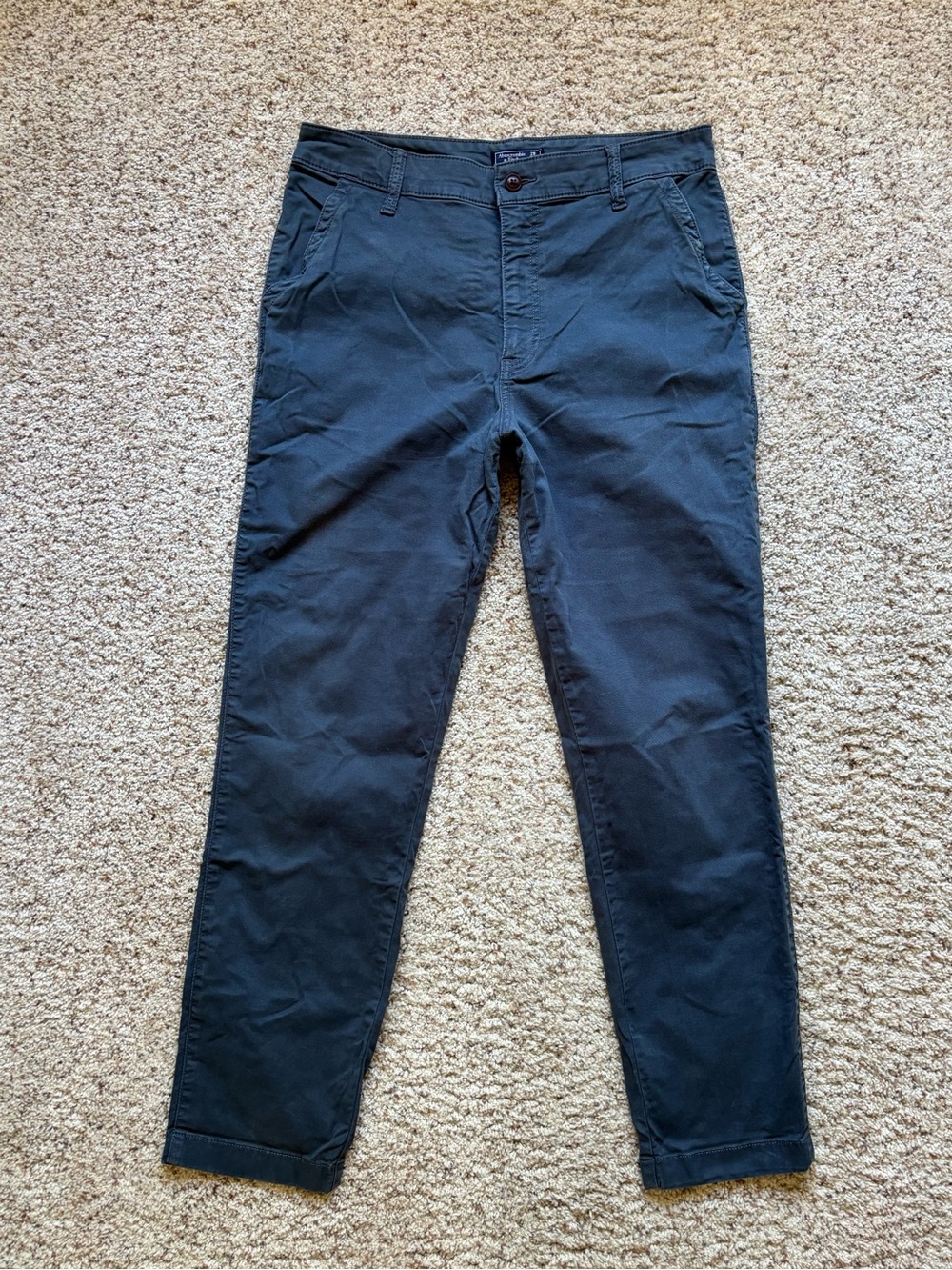 Abercrombie & Fitch High Rise Chino Skinny Pants Women’s size 29 Long Gray